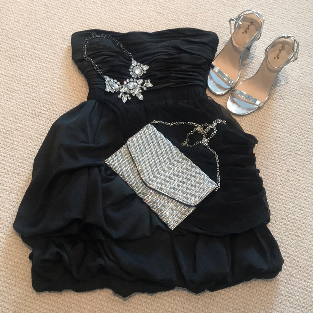 Black Bebe party dress